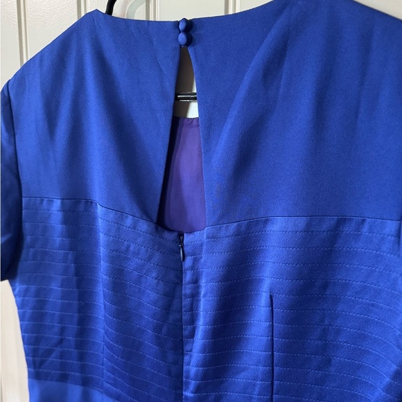 3/for $15 🍒 LIZ CLAIBORNE Royal Blue Sheath Mini Dress (Size 12) 💙 - Picture 7 of 11